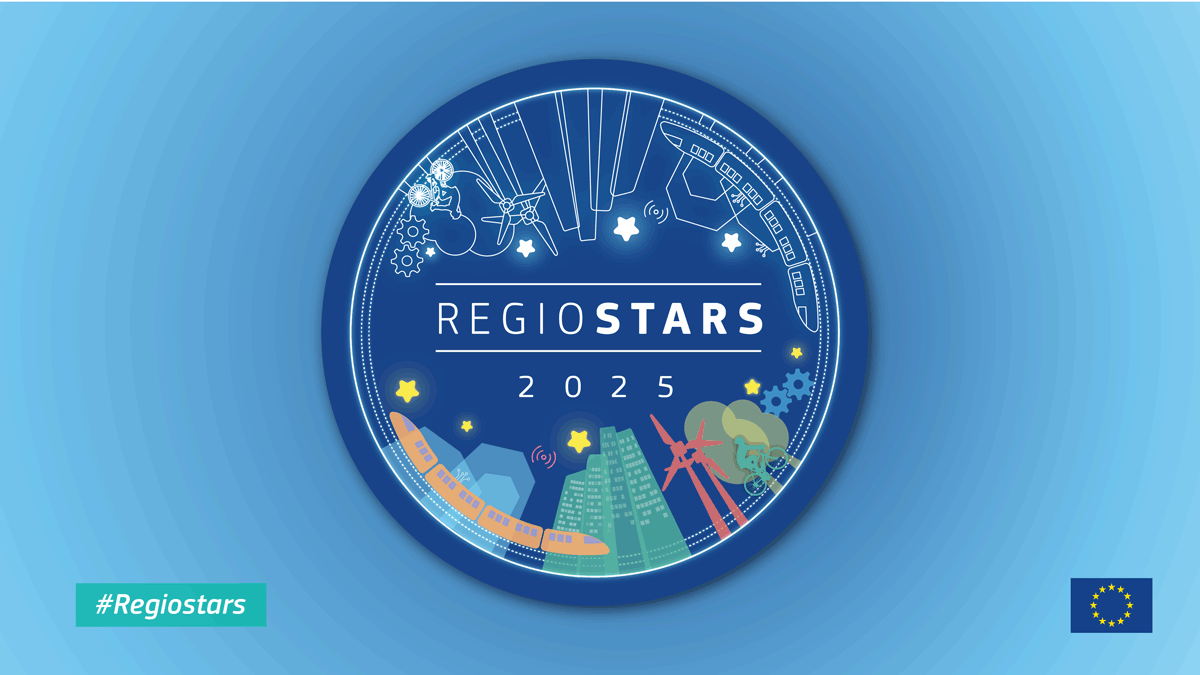 The official illustration of the 2025 REGIOSTARS awards.