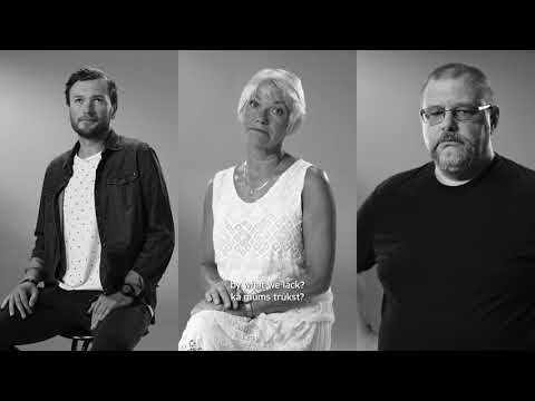 See a human, not diagnosis - Arvids is an actor in the theater