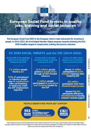 ESF_synthesis report 2022_factsheet