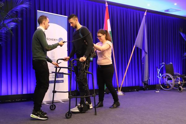 A photo from the final ceremony of the Human resources programme in Hungary