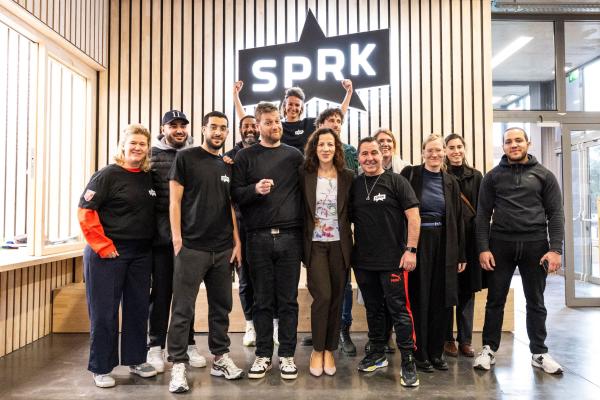 Commissioner Roxana Mînzatu visiting the Sparkle project in Antwerp